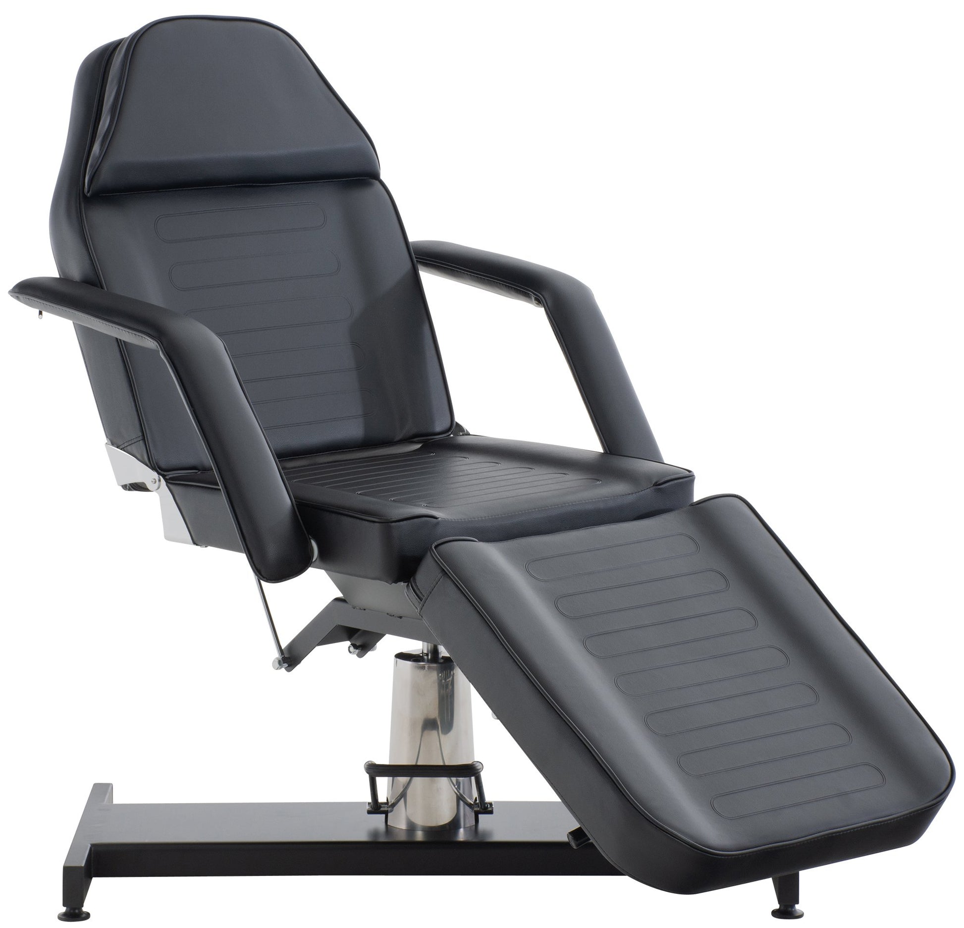 Hydraulische Schoonheidssalonstoel - Wellnesszetel - Verstelbare Hoogte & Rugleuning Kleur zwart