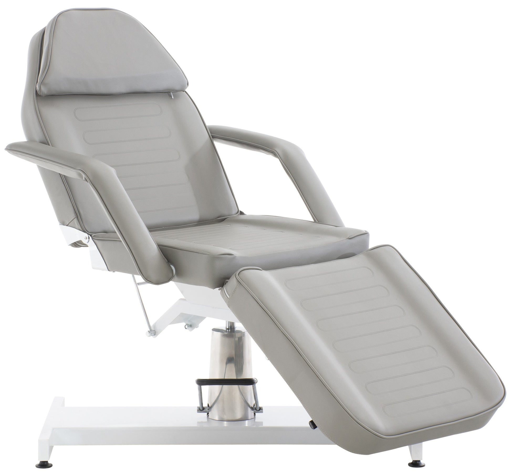 Hydraulische Schoonheidssalonstoel - Wellnesszetel - Verstelbare Hoogte & Rugleuning Kleur grijs