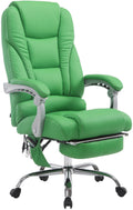 Massage Bureaustoel, Ergonomische Stoel, 7-Punts Massage, Kantelbaar & Verstelbaar Kleur groen