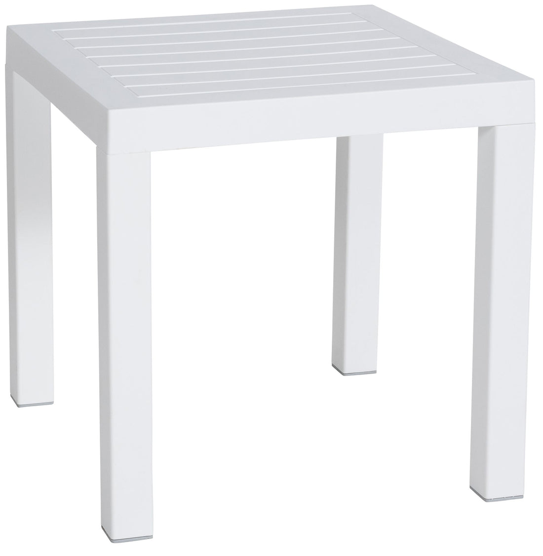 Bijzettafel - Elegant - Weersbestendig - Hoogwaardige Materialen Kleur wit