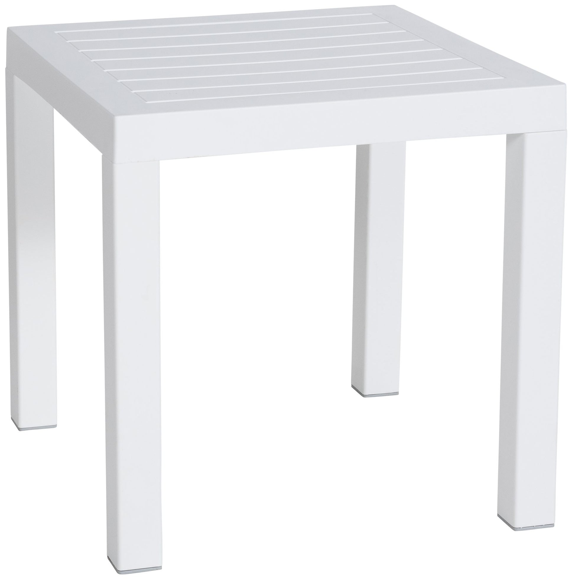 Bijzettafel - Elegant - Weersbestendig - Hoogwaardige Materialen Kleur wit