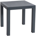 Bijzettafel - Elegant - Weersbestendig - Hoogwaardige Materialen Kleur donkergrijs