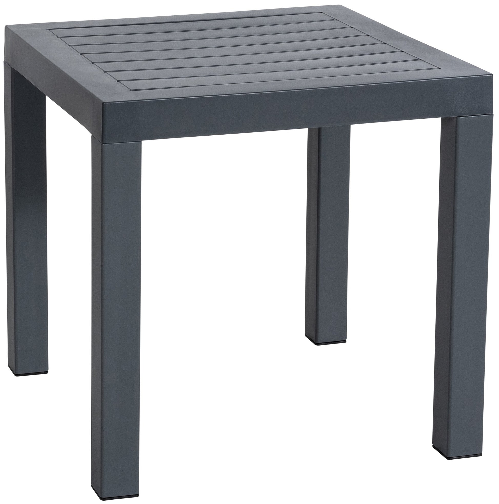 Bijzettafel - Elegant - Weersbestendig - Hoogwaardige Materialen Kleur donkergrijs