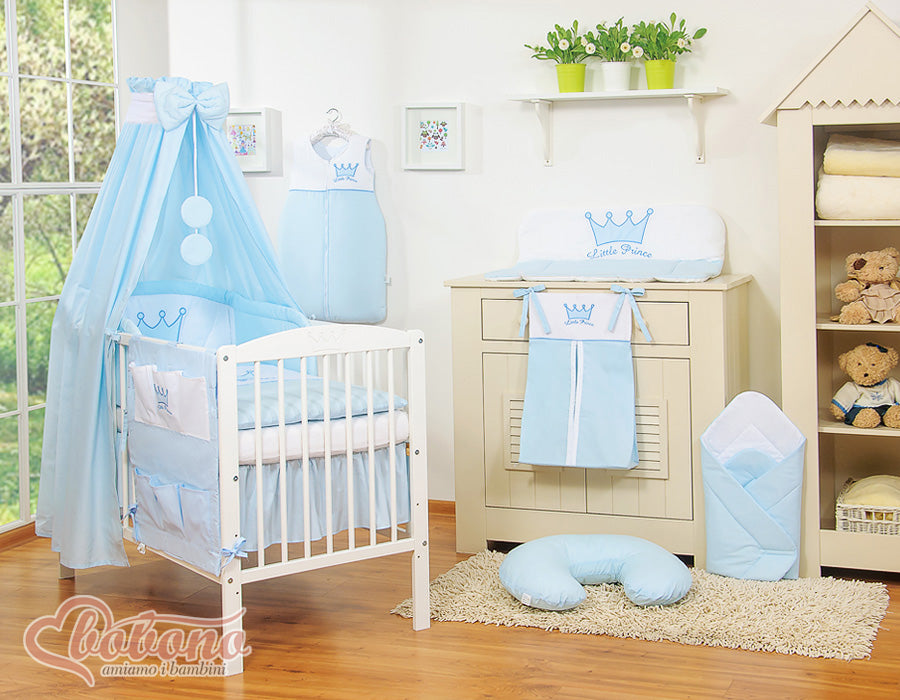 Tygbaldakin - himmelssänggardin - ljusskydd - 100% bomull - blå