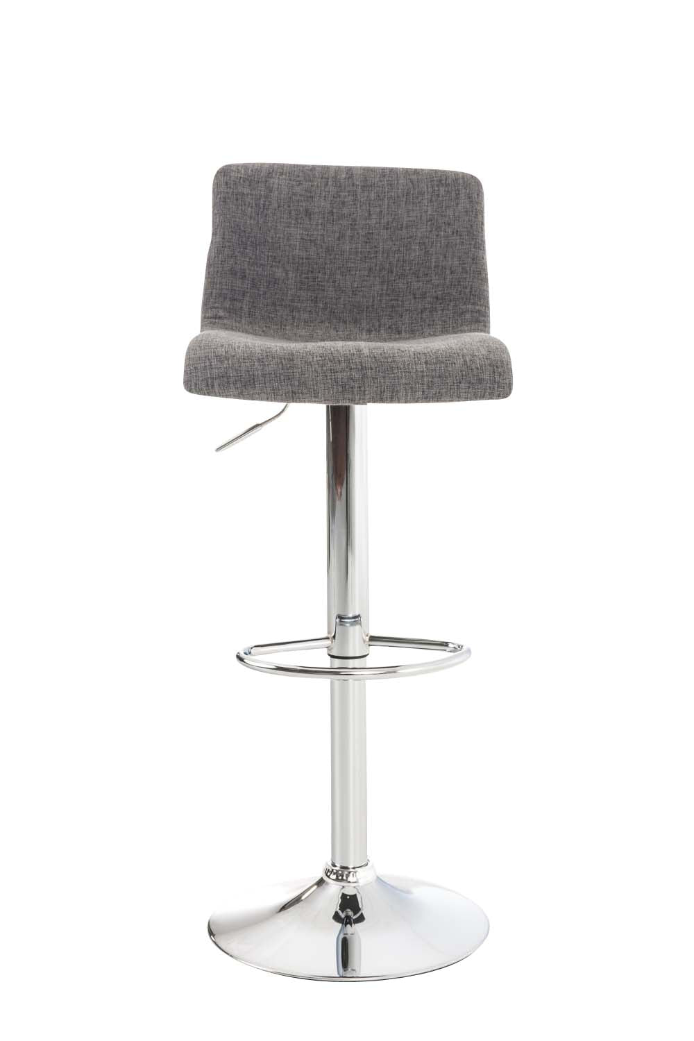 Set van 2 Moderne Barkrukken - Barstoelen - Ergonomisch Zitcomfort Kleur lichtgrijs
