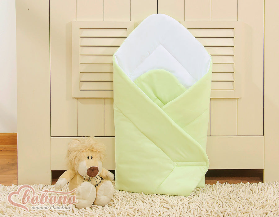 Babynest, babynestje - ademend katoen - anti-allergisch, groen - Little Prince/Princess