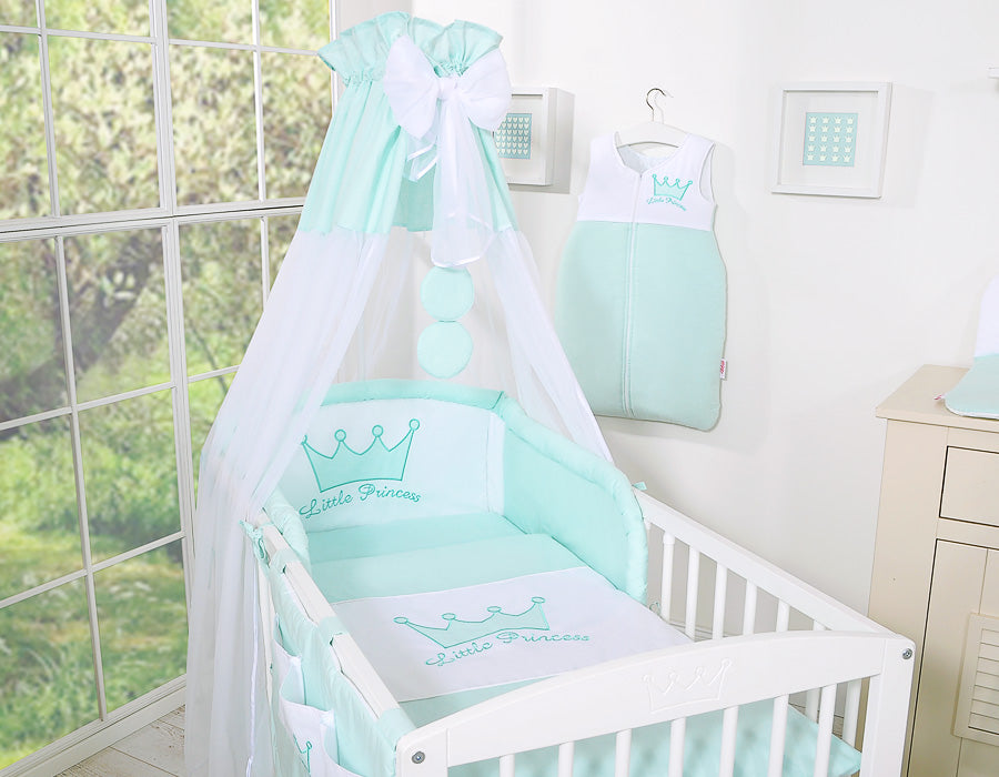 Chiffonghimmel – sänghimmel – ljusskydd – nyskinn – inklusive rosett och dekoration