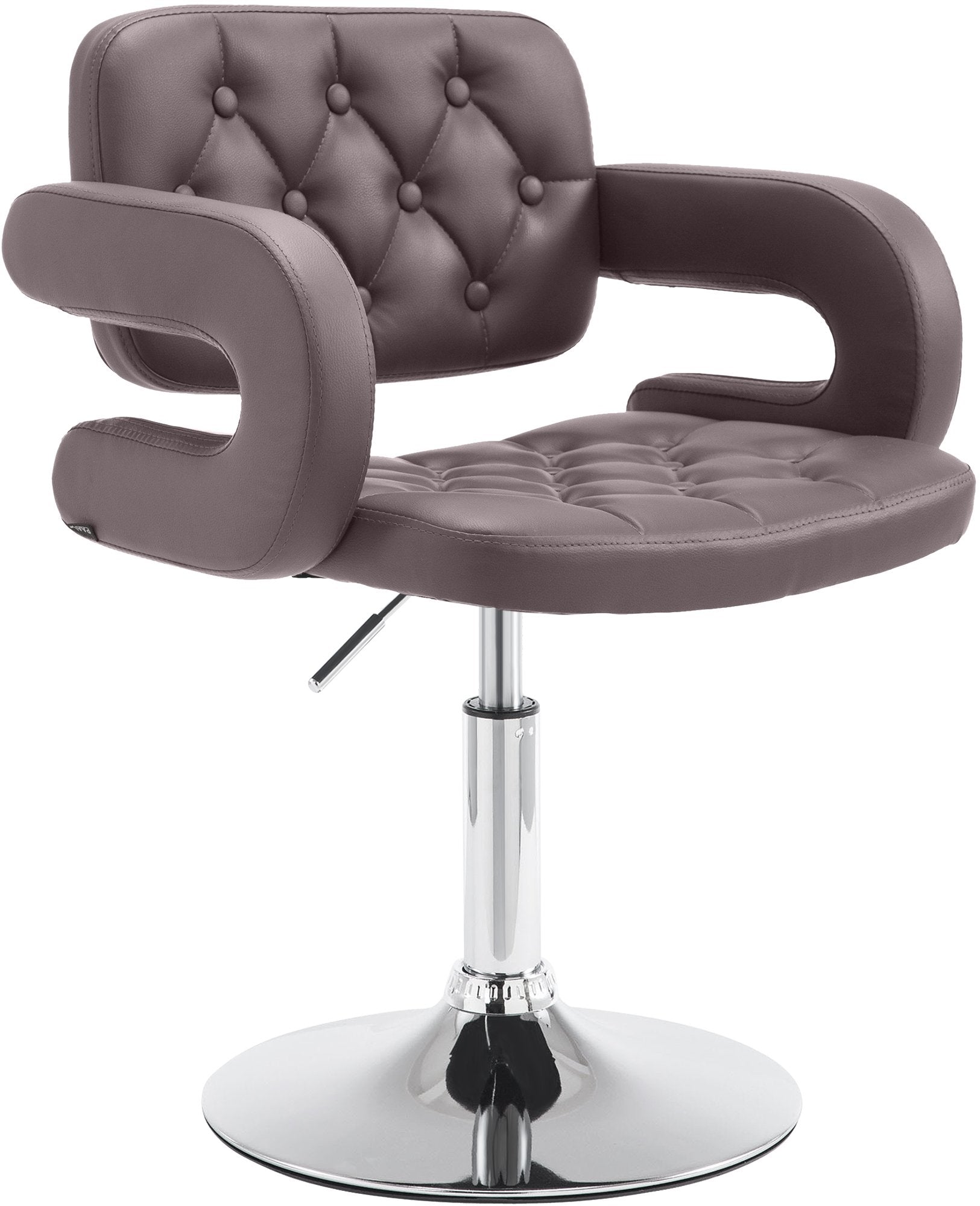 Kunstlederen Lounger - Moderne Fauteuil - Hoogte Verstelbaar voor Optimaal Comfort Kleur bruin