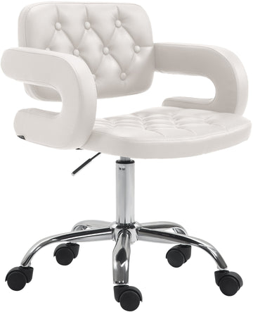 Comfortabele Lounger Fauteuil - Relaxstoel - Verstelbaar Zitcomfort Kleur wit