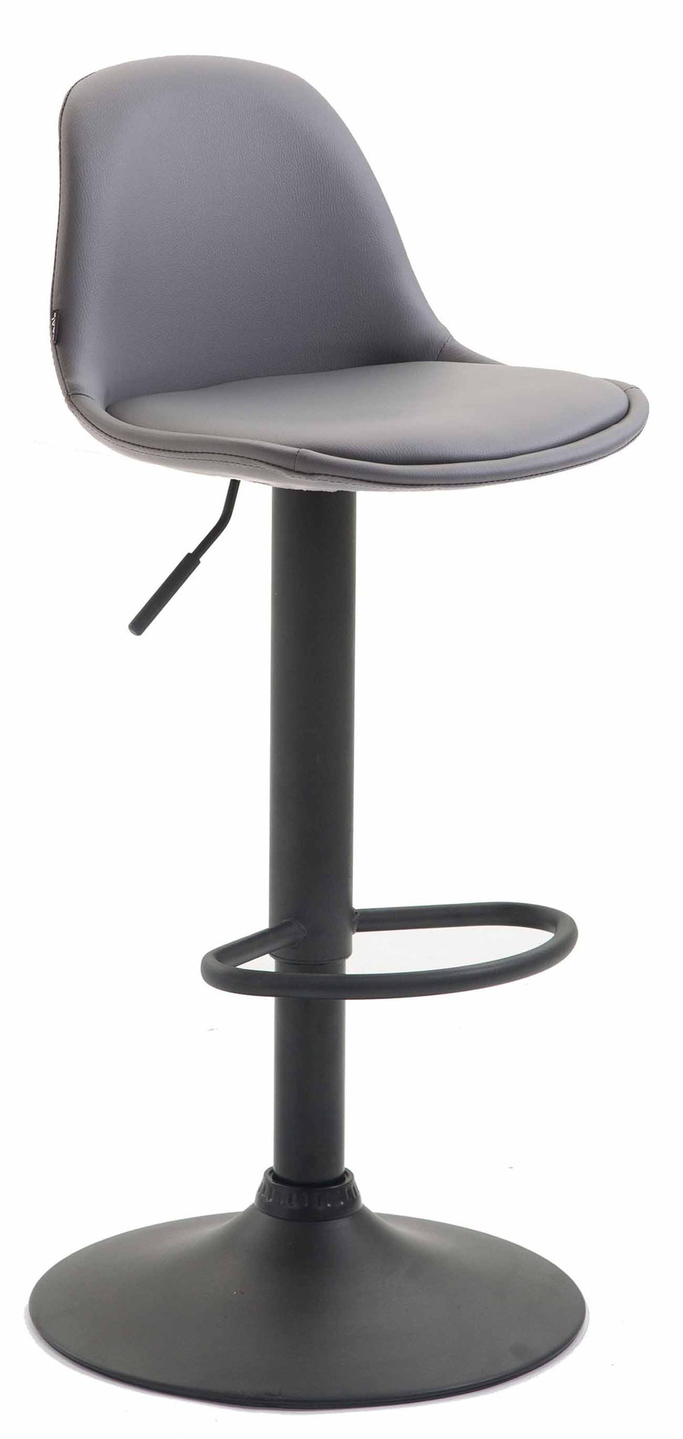 Verstelbare Barkruk - Stijlvolle Kruk - Ergonomisch Comfort, Metalen Frame Kleur grijs