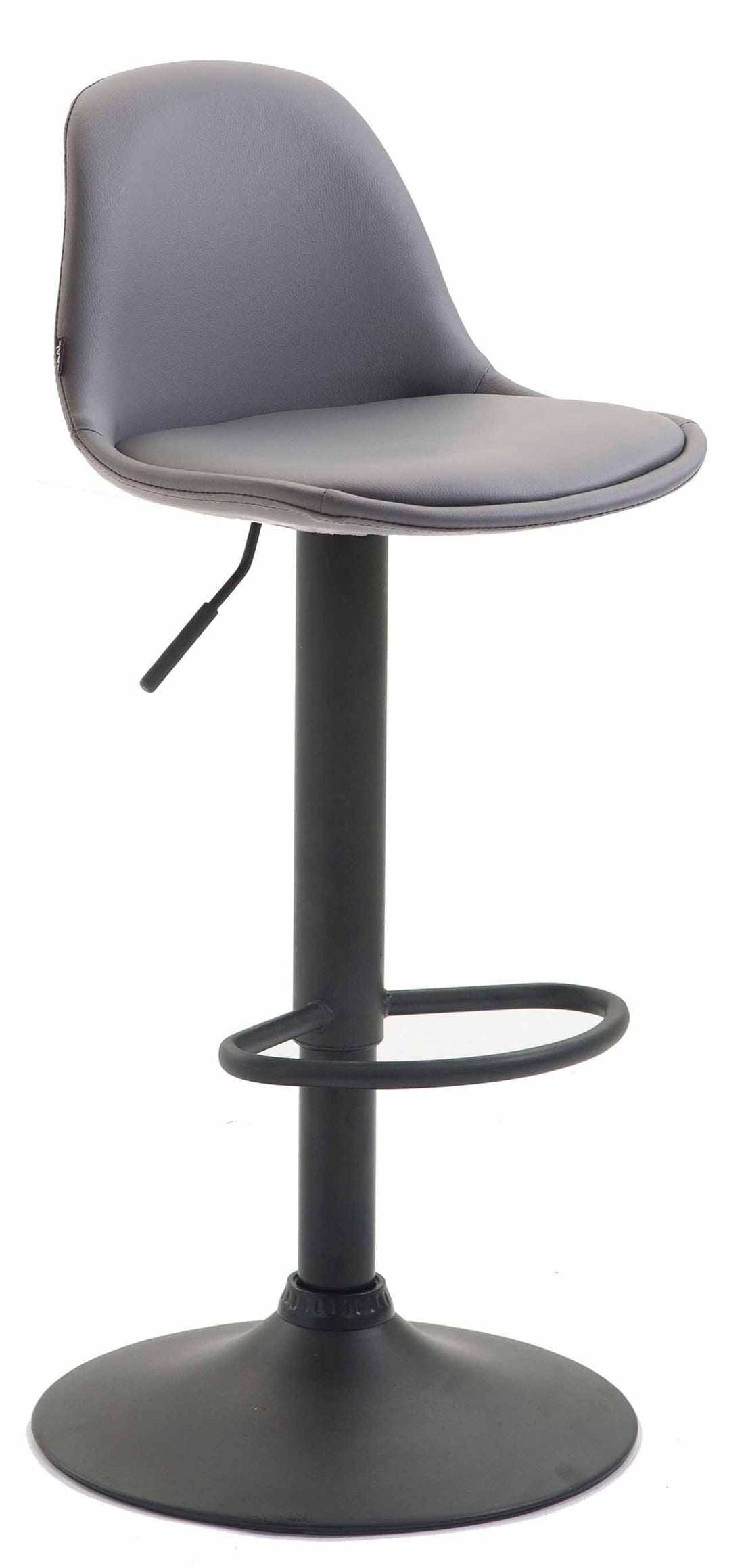 Verstelbare Barkruk - Stijlvolle Kruk - Ergonomisch Comfort, Metalen Frame Kleur grijs