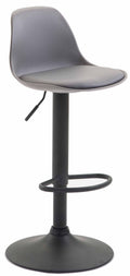 Verstelbare Barkruk - Hoge Kruk - Ergonomisch Comfort en Moderne Elegantie Kleur grijs