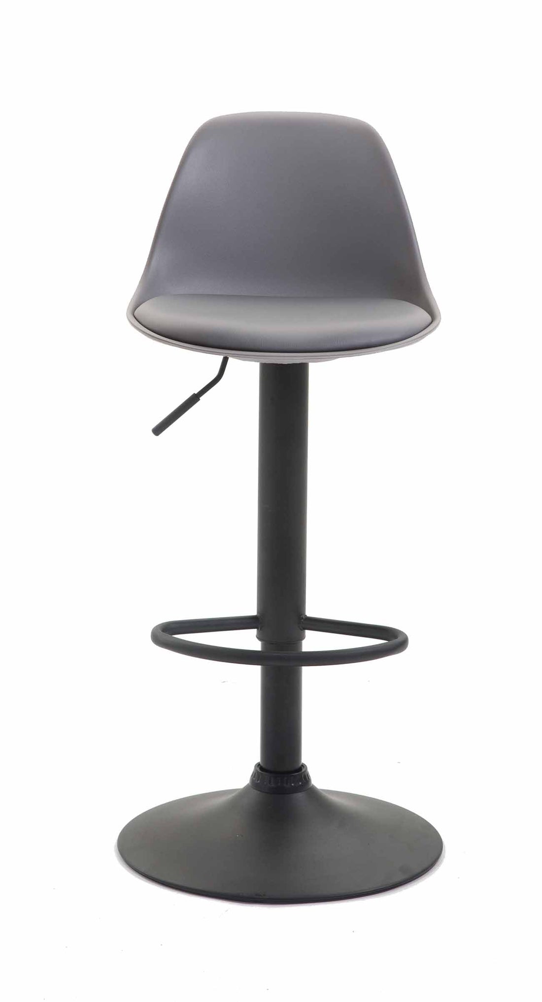 Verstelbare Barkruk - Hoge Kruk - Ergonomisch Comfort en Moderne Elegantie Kleur grijs