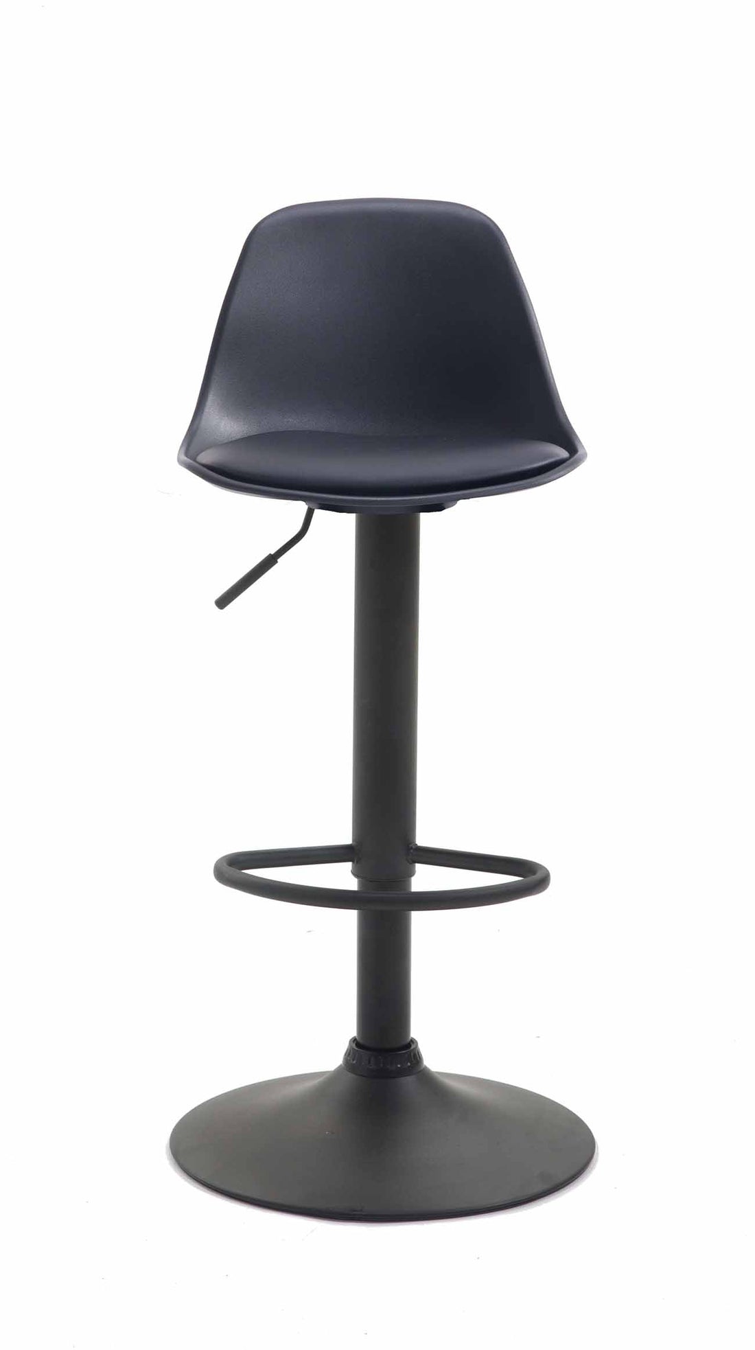 Verstelbare Barkruk - Barstoel - Ergonomisch Design en Comfort Kleur zwart