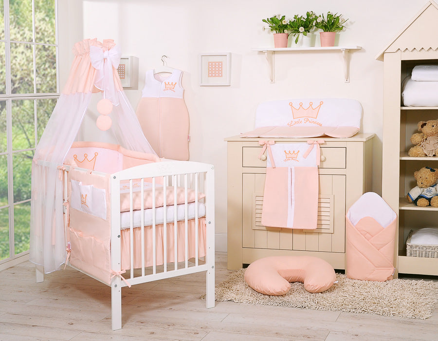 Chiffongbaldakin - myggnät för babysäng - skyddar mot ljus och skapar en romantisk atmosfär