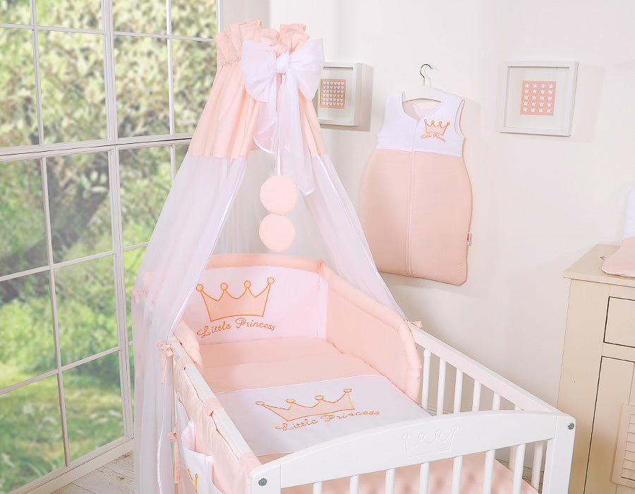 Chiffongbaldakin - myggnät för babysäng - skyddar mot ljus och skapar en romantisk atmosfär