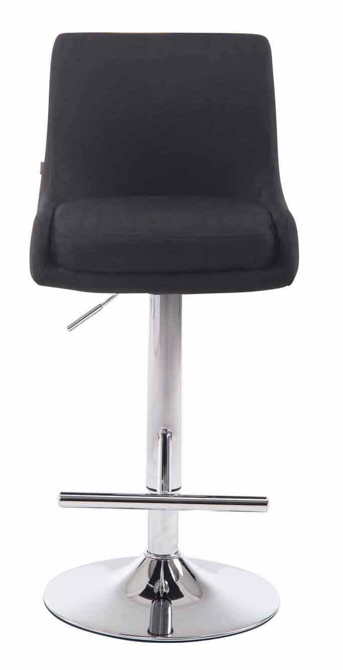 Set van 2 Moderne Barkrukken - Kunstleren Krukken - Hoog Comfort & Verstelbaar Kleur zwart