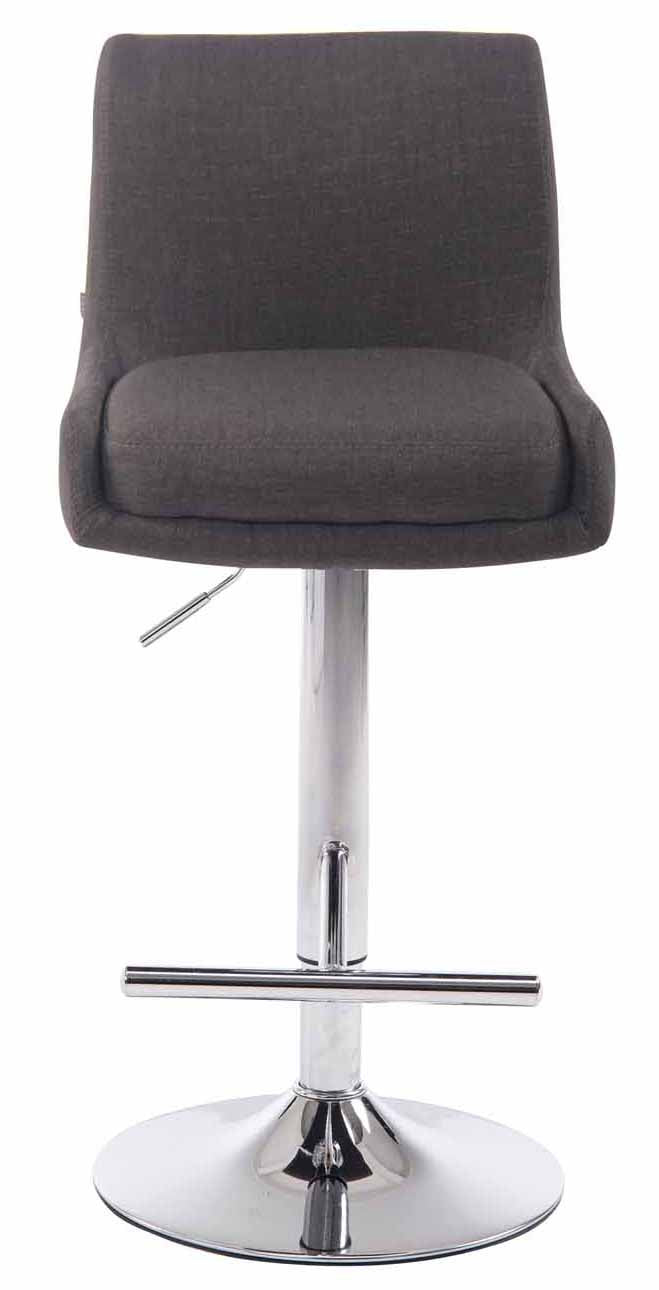 2 Stuks Barstoelen - Krukken - Hoogte Verstelbaar, Comfortabele Zitting Kleur donkergrijs