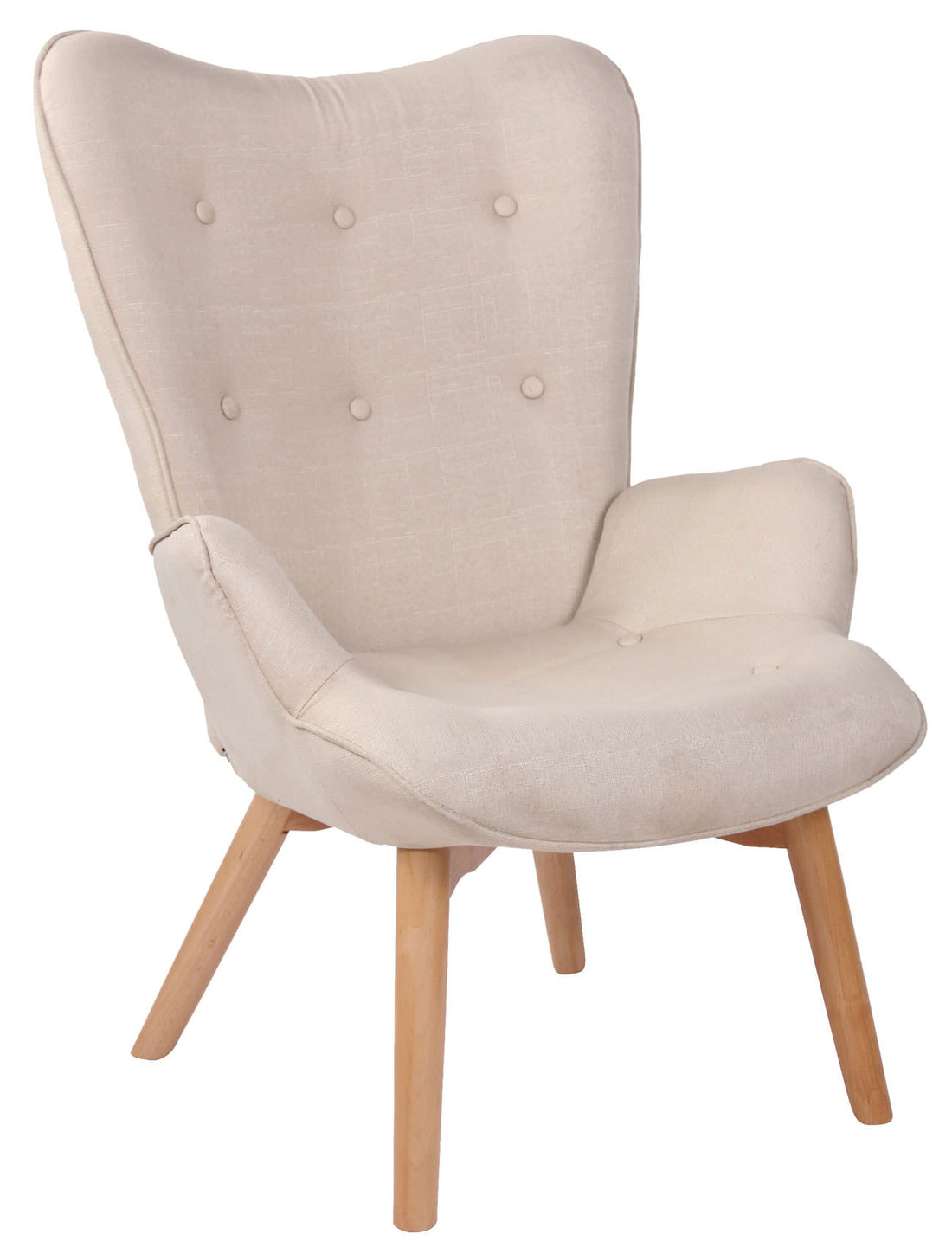Oorfauteuil - Chesterfield Zitmeubel - Elegant Design voor Uitstekend Comfort Kleur grijs