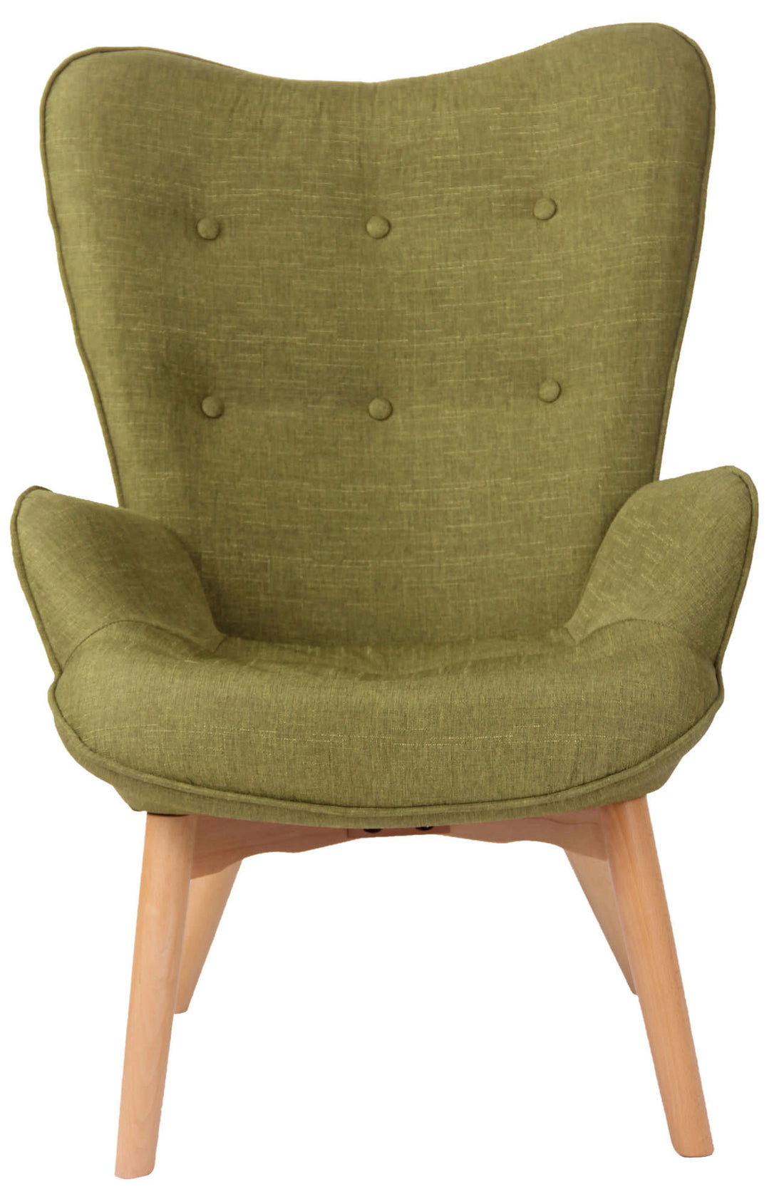 Stijlvolle Loungestoel - Fauteuil - Chesterfield Ontwerp, Hoog Comfort Kleur groen
