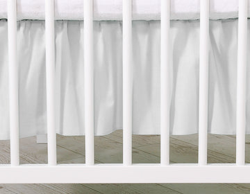 Dammvolang - maskeringsvolang - 100% bomull - spjälsängsöverdrag 120x60 cm