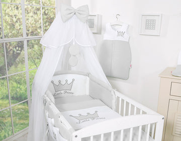 5-delige beddenset baby - wiegset - met klamboe voor optimale bescherming tegen muggen
