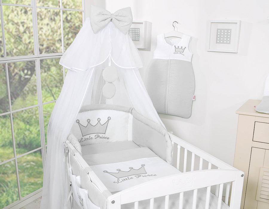 5-delige beddenset baby - wiegset - met klamboe voor optimale bescherming tegen muggen