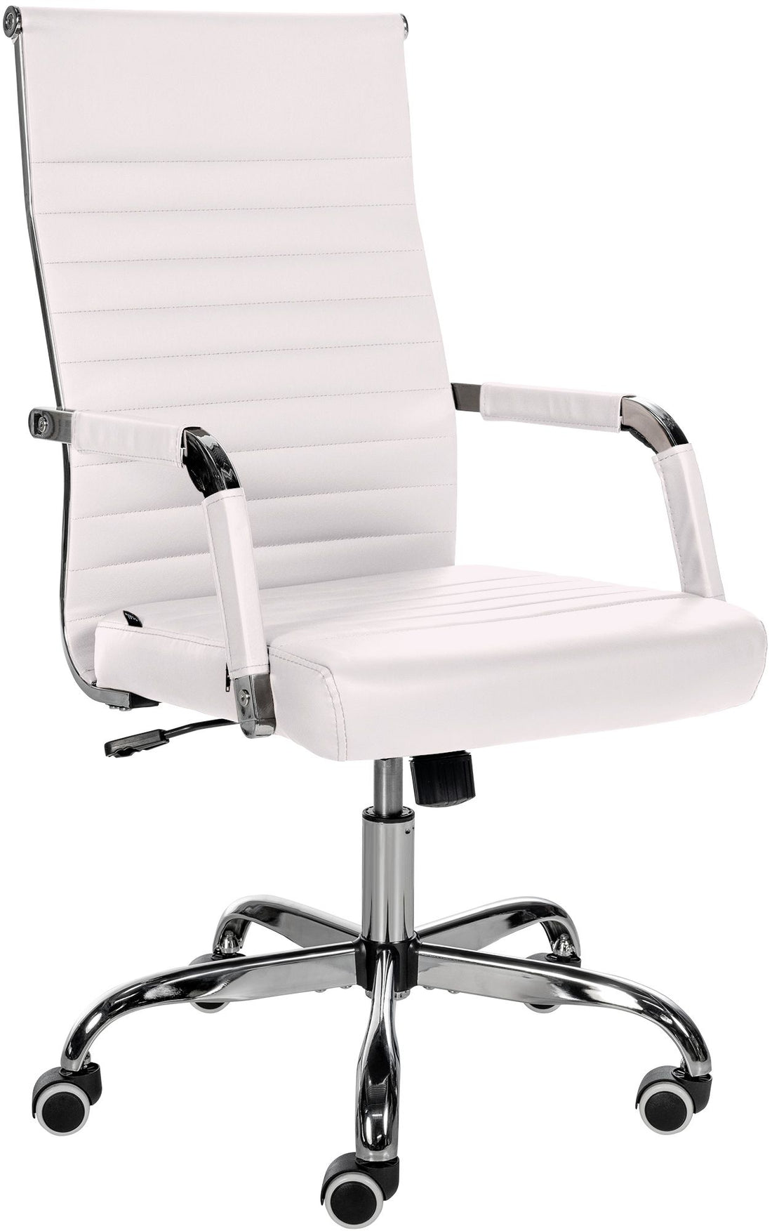 Comfortabele Bureaustoel, Kantoorstoel - Ergonomisch Design, Verstelbare Hoogte Kleur wit