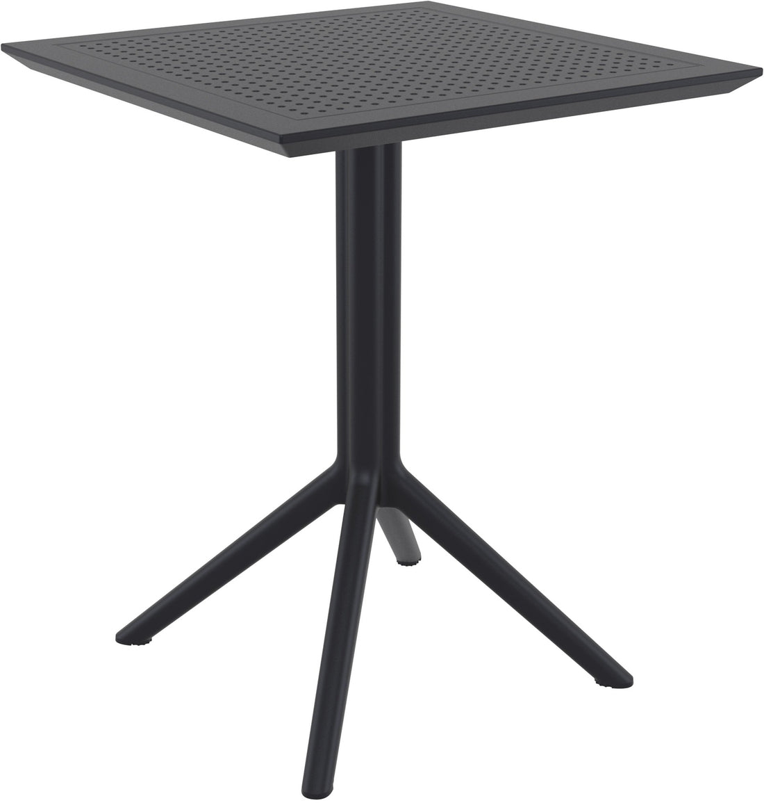 Klaptafel, Opvouwbare Tafel - UV- en Weerbestendig - Ruimtebesparend Design Kleur zwart