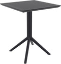 Klaptafel, Opvouwbare Tafel - UV- en Weerbestendig - Ruimtebesparend Design Kleur zwart
