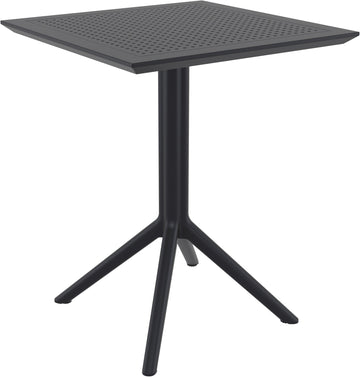 Klaptafel, Opvouwbare Tafel - UV- en Weerbestendig - Ruimtebesparend Design Kleur zwart