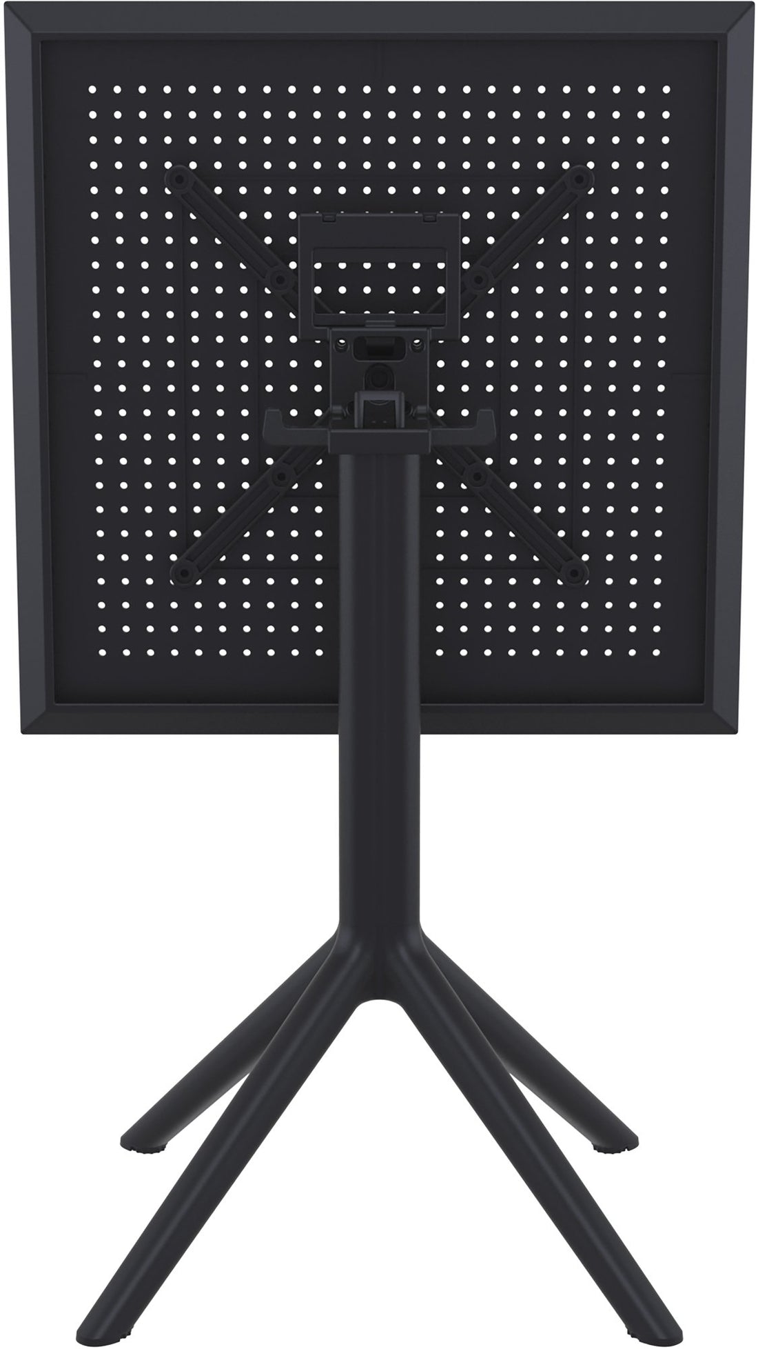 Klaptafel, Opvouwbare Tafel - UV- en Weerbestendig - Ruimtebesparend Design Kleur zwart