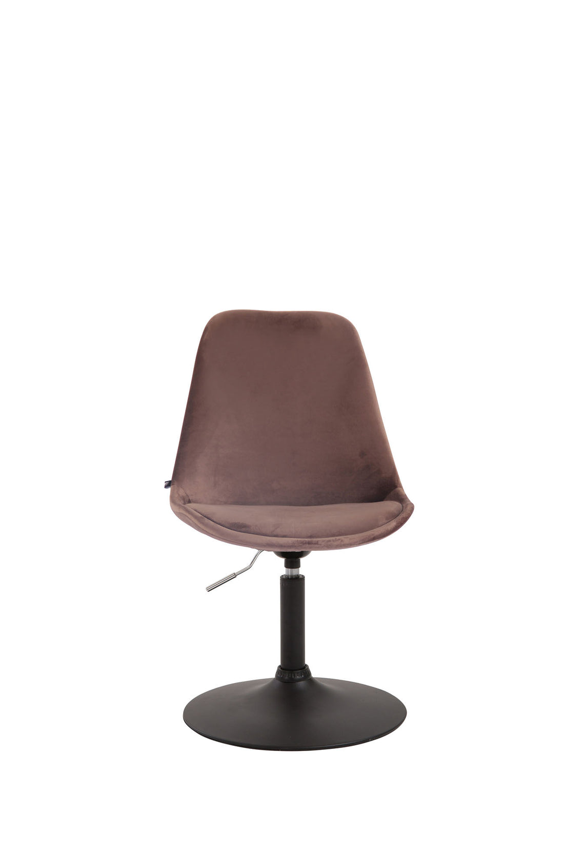 Fluwelen Eetkamerstoel - Moderne Fauteuil - Comfortabel & Draaibaar Design Kleur bruin