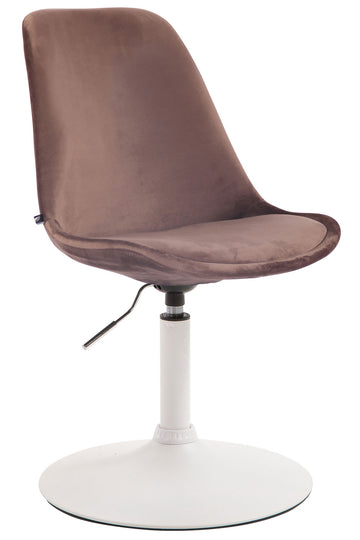 Eetkamerstoel - Fauteuil - Fluweel Bekleding, modern design & comfort Kleur bruin