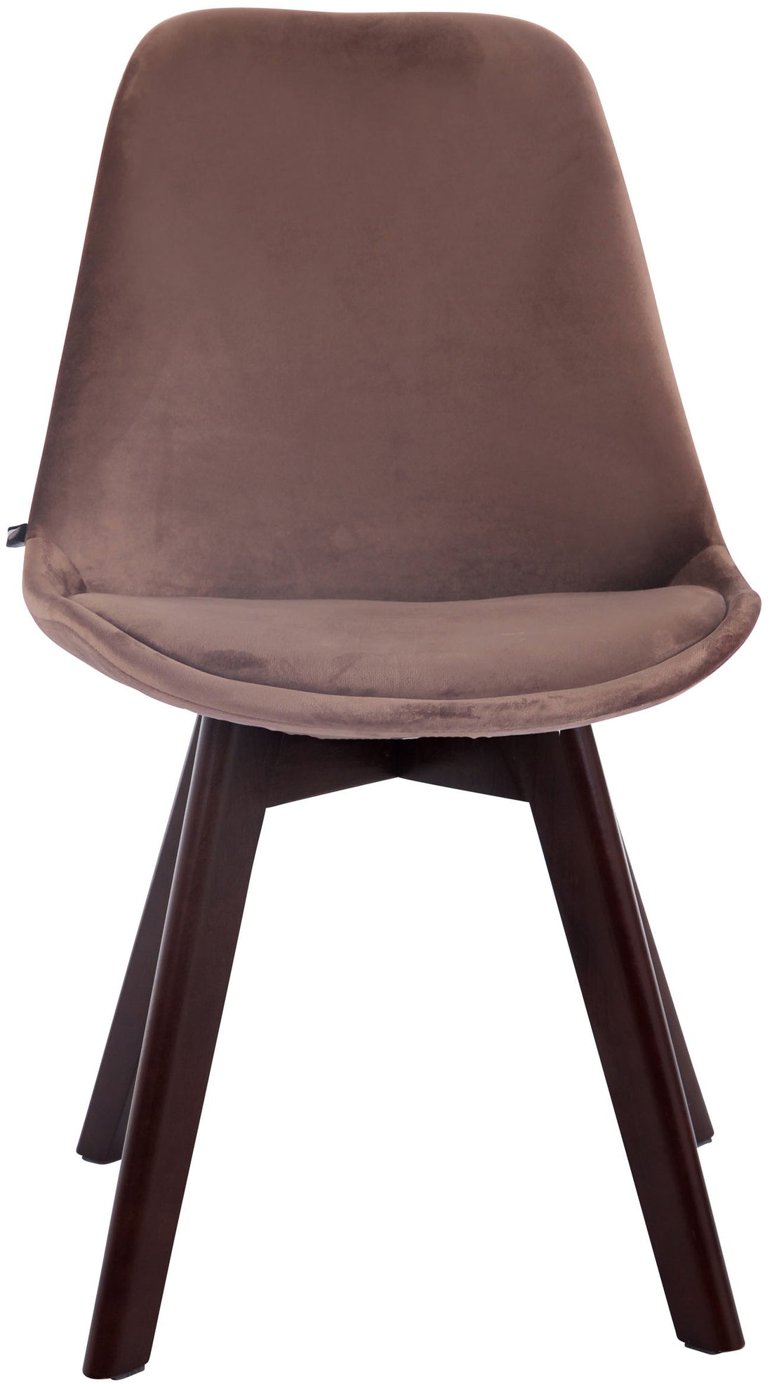 Fluwelen Eetkamerstoel - Elegante Dining Chair - Comfortabel Zitplezier Kleur bruin