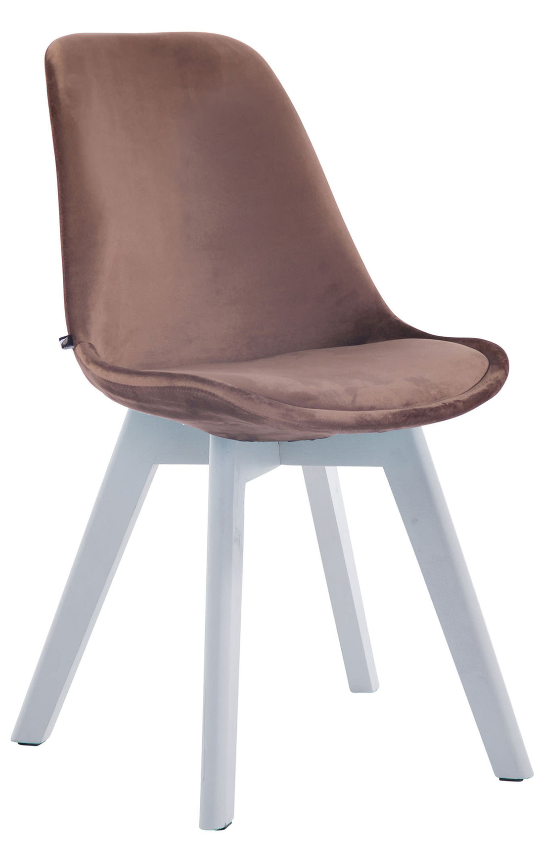 Eetkamerstoel - Dining Chair - Fluwelen Comfort, Beuken- of Eikenhout Frame Kleur bruin