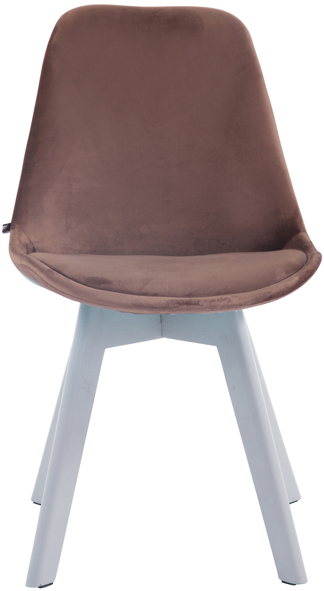 Eetkamerstoel - Dining Chair - Fluwelen Comfort, Beuken- of Eikenhout Frame Kleur bruin