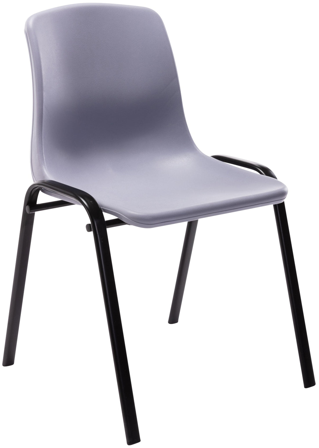 Stapelstoel - Opstapelbare Stoel - Ruimtebesparend Comfort, Robuuste Stabiliteit, Metaal/Kunststof Kleur zwart