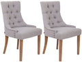 Eetkamerstoel, Elegante Zitplaats, Hoog Comfort met Stijlvolle Afwerking Onderstel Kleur antiek-helder Kleur grijs