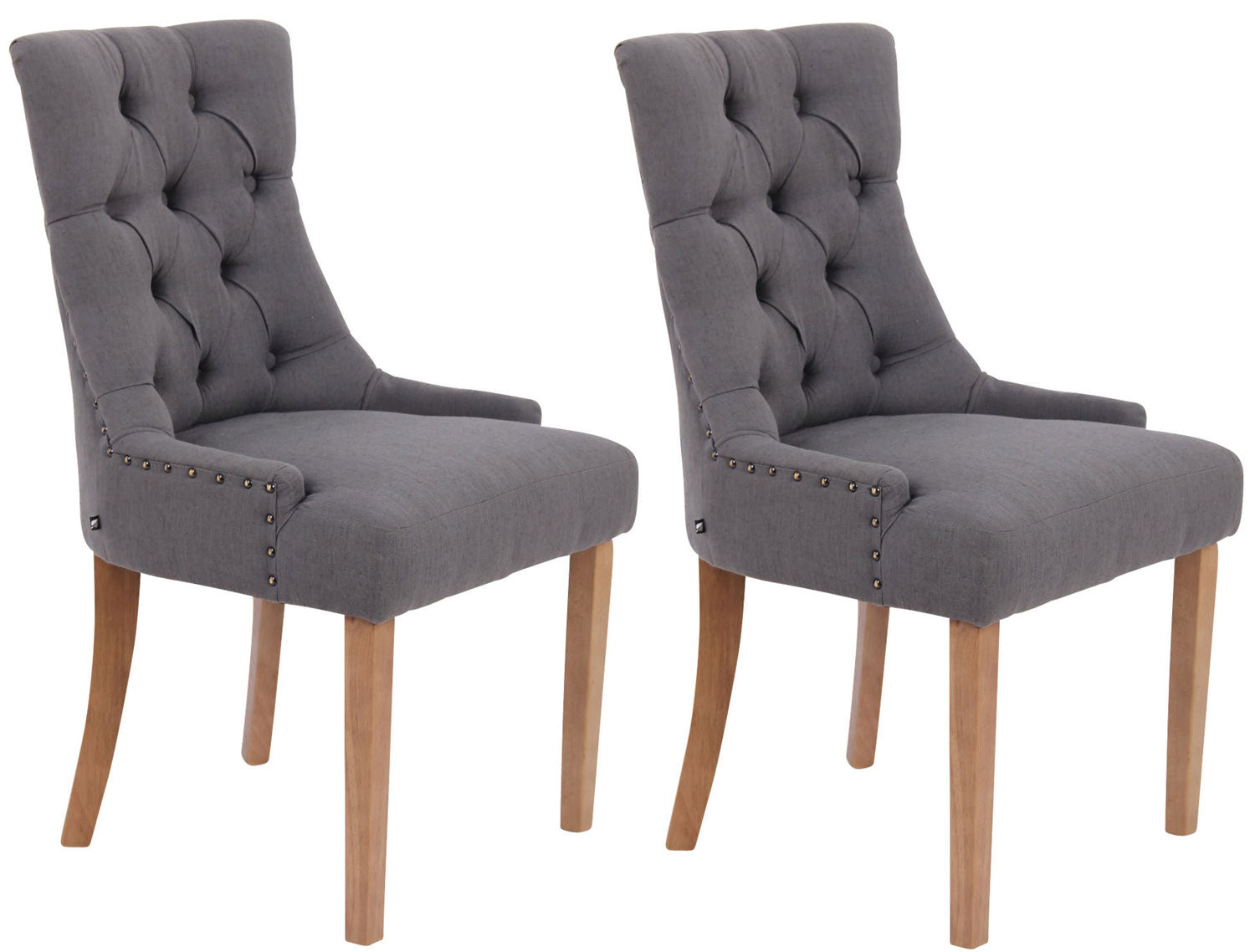 Eetkamerstoel, Elegante Zitplaats, Hoog Comfort met Stijlvolle Afwerking Onderstel Kleur antiek-helder Kleur donkergrijs
