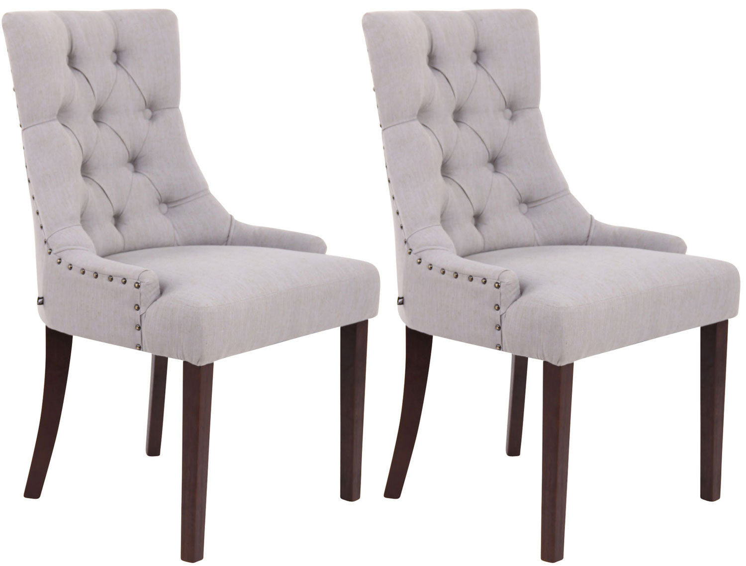 Eetkamerstoel, Elegante Zitplaats, Hoog Comfort met Stijlvolle Afwerking Onderstel Kleur antiek Kleur grijs