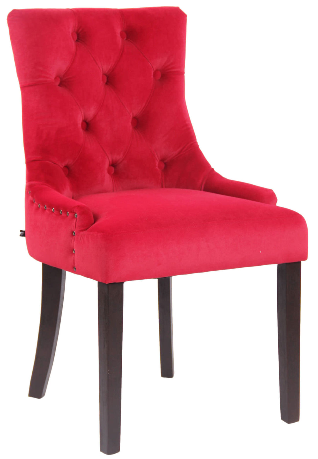 Fluwelen Eetkamerstoel - Keukenstoel - Hoog Comfort - Gestoffeerd Fluweelrubberhout Kleur zwart Onderstel Kleur antiek