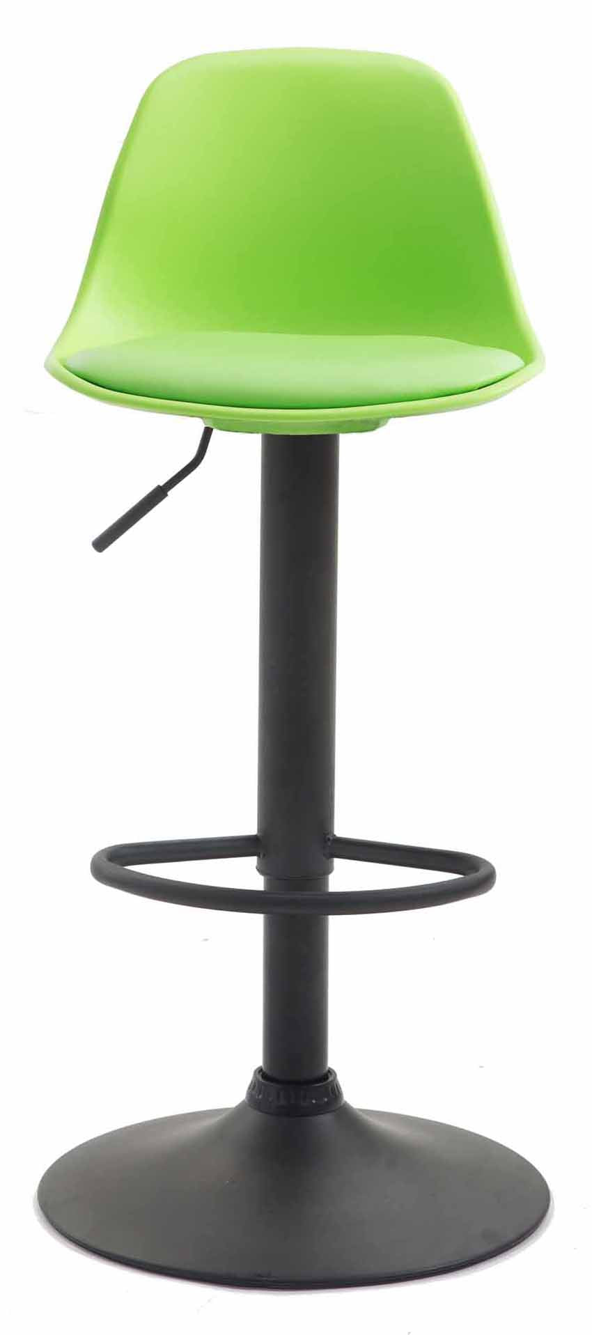 Set van 2 Verstelbare Barkrukken - Barstoelen - Hoog Zitcomfort Kleur groen