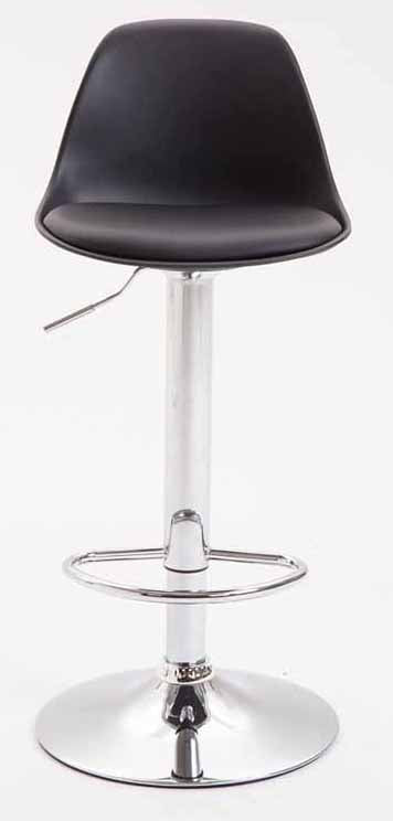 Set van 2 Moderne Barkrukken - Bistrostoelen, Verstelbaar voor Optimaal Comfort Kleur zwart