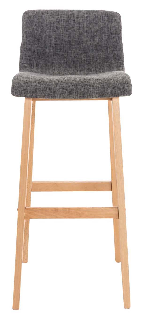 2-delige set Moderne Barkrukken - Barstoelen - Ergonomisch Comfort Kleur lichtgrijs