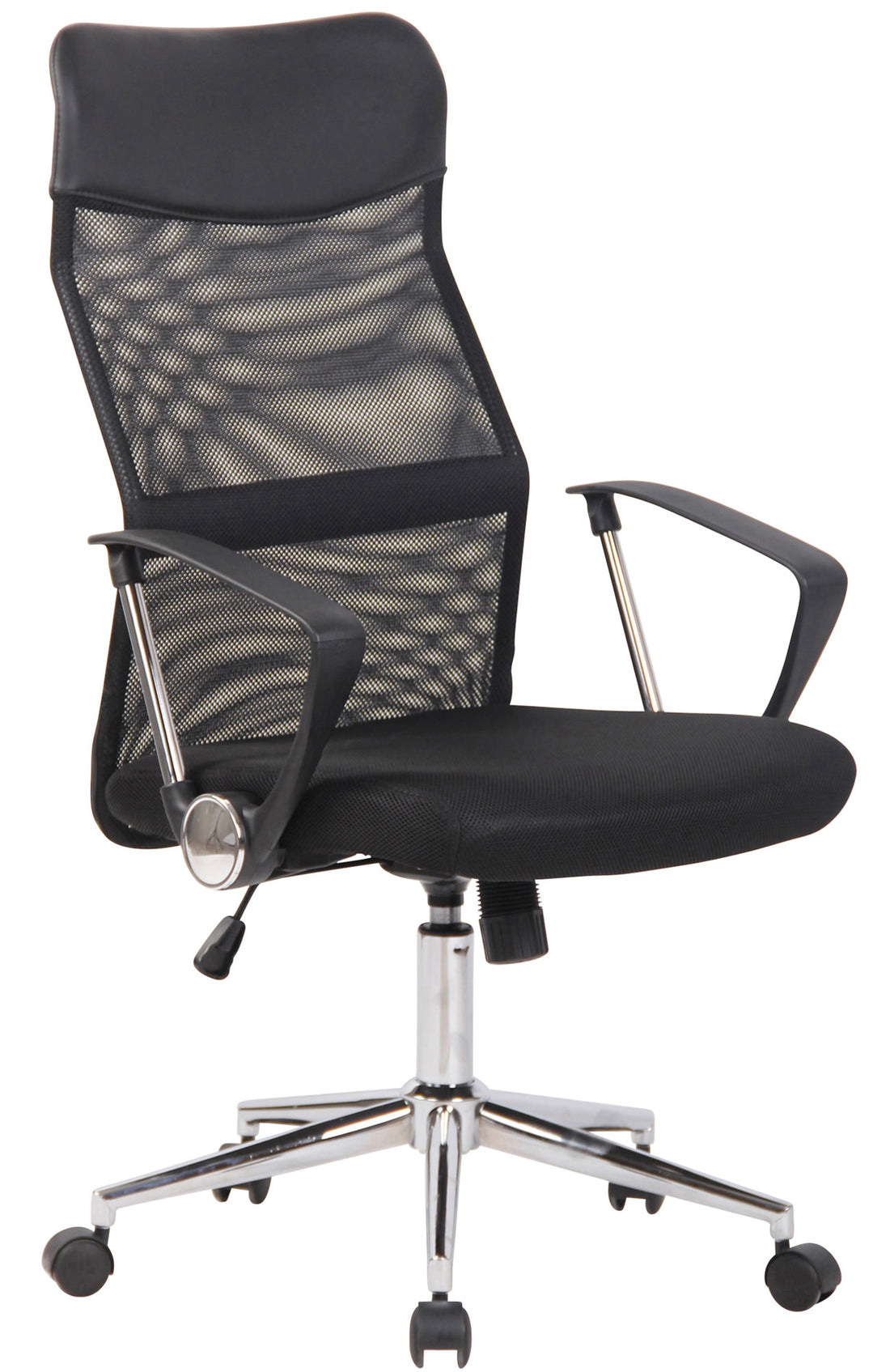 Draaibare Bureaustoel - Ergonomische Stoel - Ademend Netstof, Maximale Comfort Kleur zwart