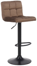 Moderne Barstoel - Barkruk - Ergonomisch Ontwerp, Fluwelen Bekleding Kleur bruin
