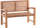 Teak Houten Tuinbank - Massieve Bank - Duurzaam Comfort & Legal Wood Certificaat Kleur teak Maat