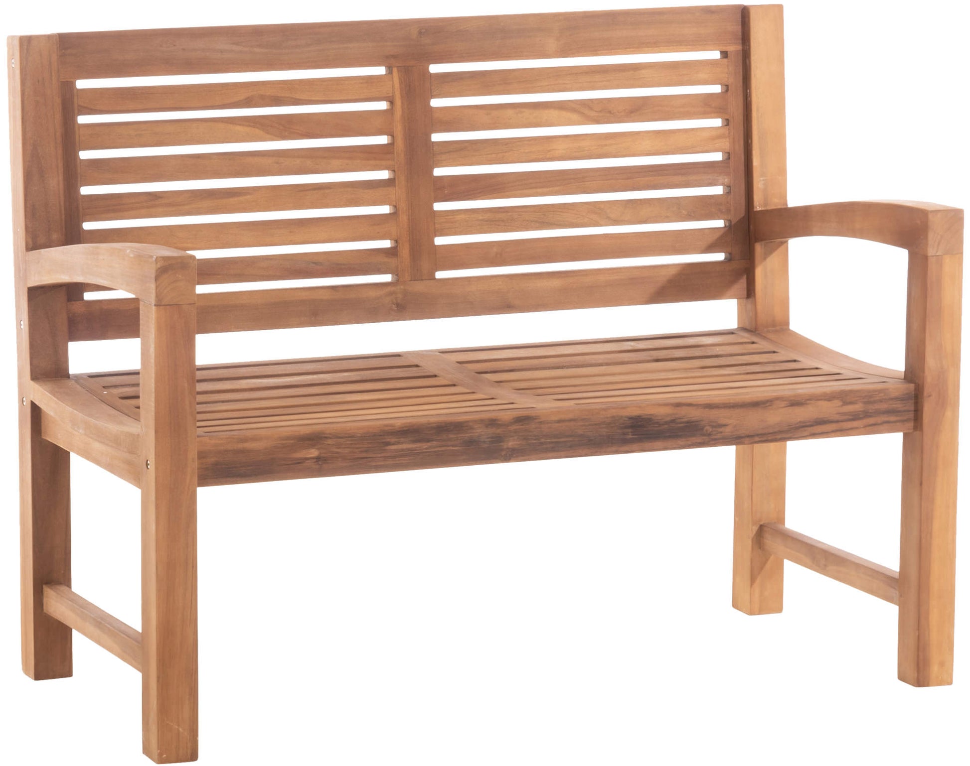 Teak Houten Tuinbank - Massieve Bank - Duurzaam Comfort & Legal Wood Certificaat Kleur teak Maat