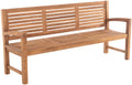 Teak Houten Tuinbank - Massieve Bank - Duurzaam Comfort & Legal Wood Certificaat Kleur teak Maat